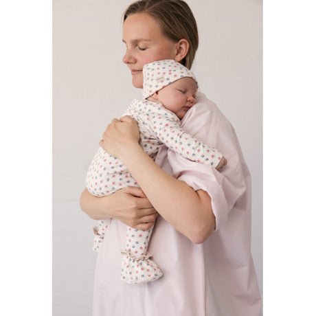 MarMar Newborn Modal Smooth Print Mini Flower Rula Onesie