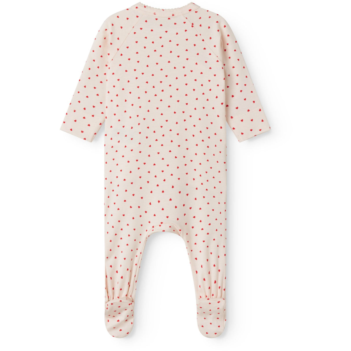 MarMar Newborn Modal Smooth Print Happy Hearts Rubetta Onesie