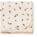 MarMar Newborn Modal Smooth Print Trains Alida Blanket
