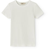 MarMar Modal Pointelle Gentle White Tamra SS T-shirt