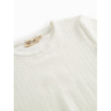 MarMar Modal Pointelle Gentle White Tamra SS T-shirt