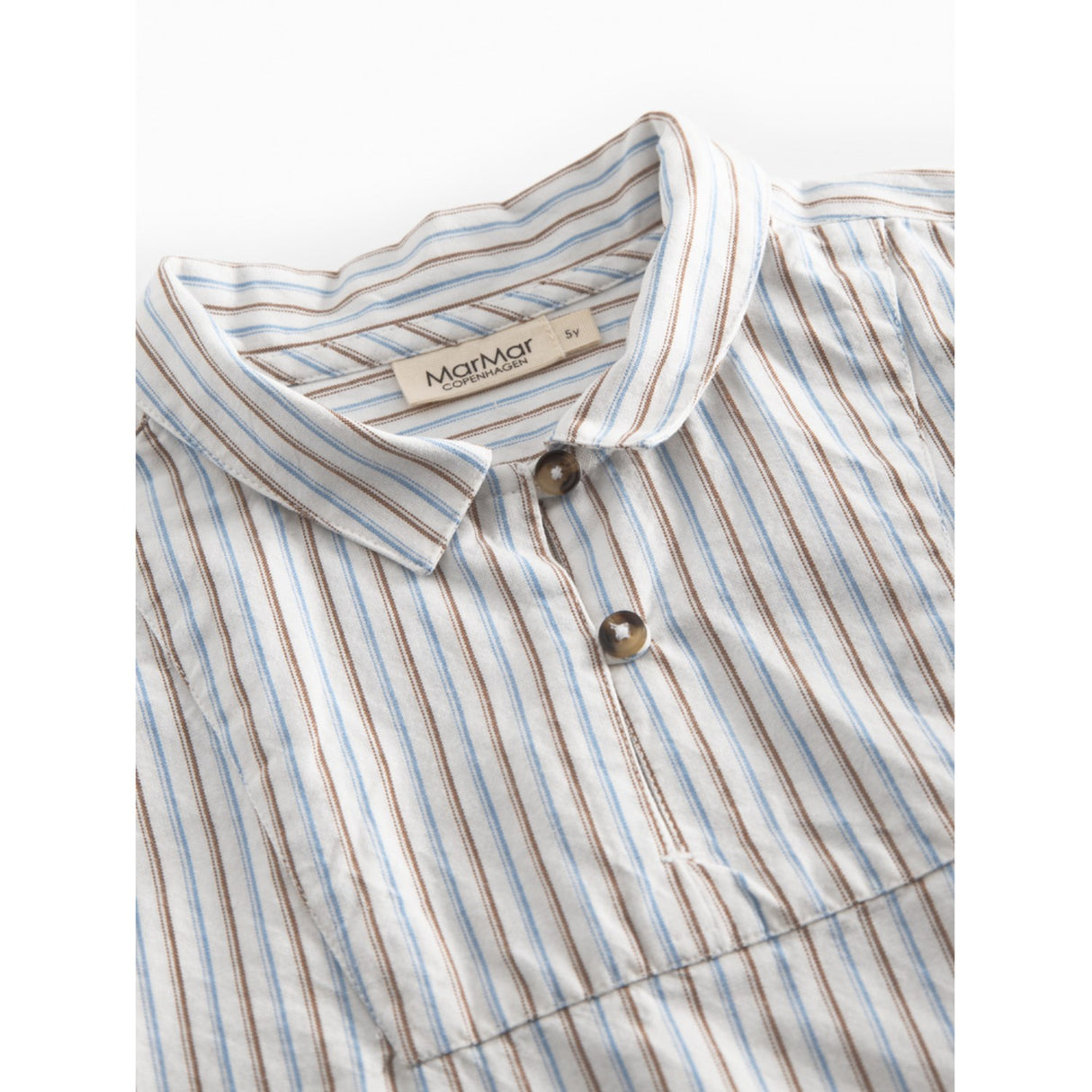 MarMar Cotton Blue Iris Stripe Tovas Shirt