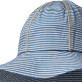 Wheat Blue Swim Stripe UV Sun Hat Bora