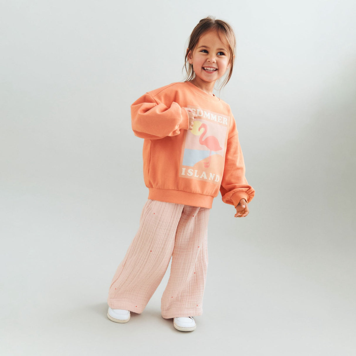 Wheat Powder Hearts Pants Sasha