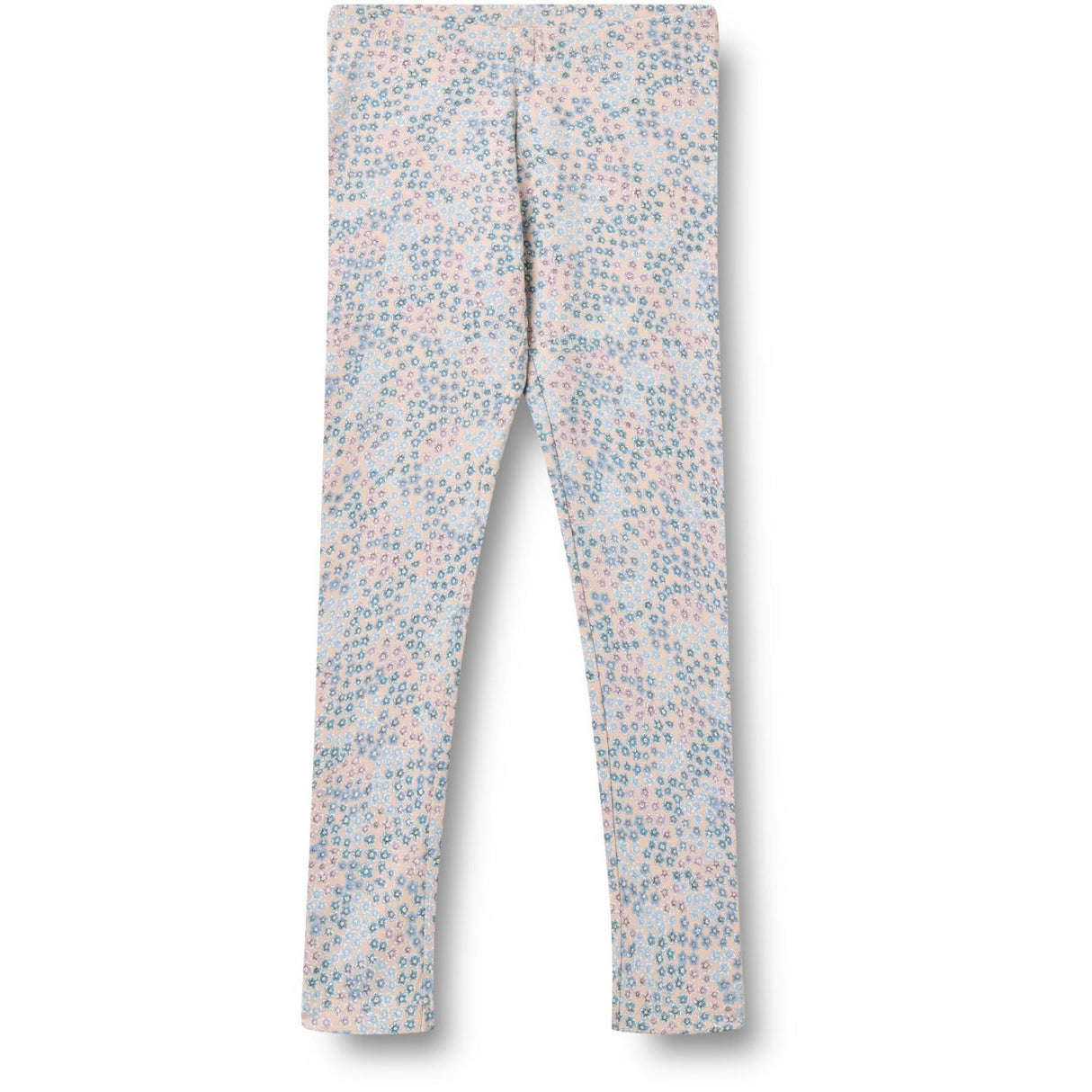 Wheat Powder Blue Flowers Jersey Leggings Jules