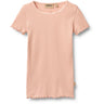 Wheat Rose Cloud Rib T-shirt S/S Katie