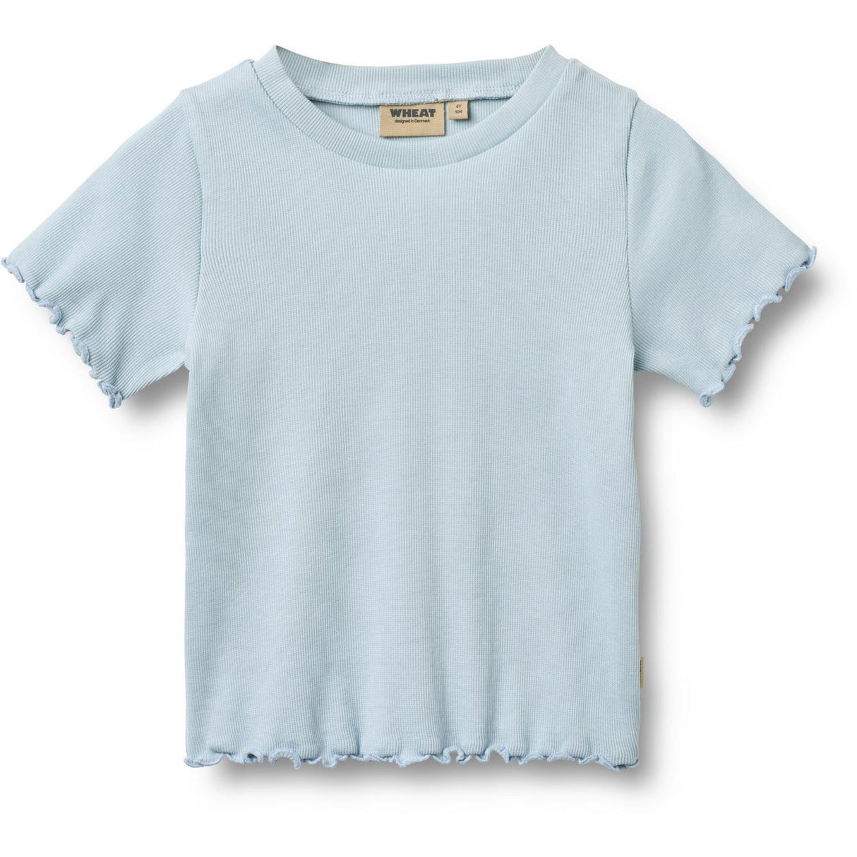 Wheat Summer Sky Rib T-shirt S/S Alicia