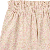 Wheat Coral Flowers Shorts Sandy