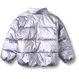 Wheat Silver Sky Flower Lightweight Puffer Jacket Ullu
