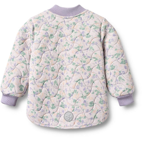 Wheat Purple Light Petunias Thermo Jacket Loui