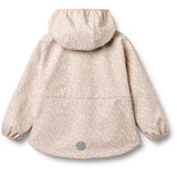 Wheat Rose Shadow Flowers Softshell Jacket Mitta
