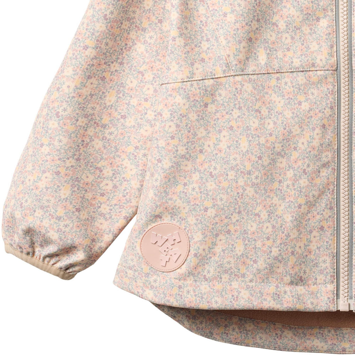 Wheat Rose Shadow Flowers Softshell Jacket Mitta