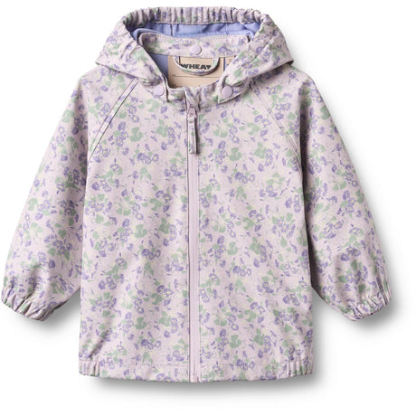 Wheat Lilac Petunias Rainwear Chardy Jacket