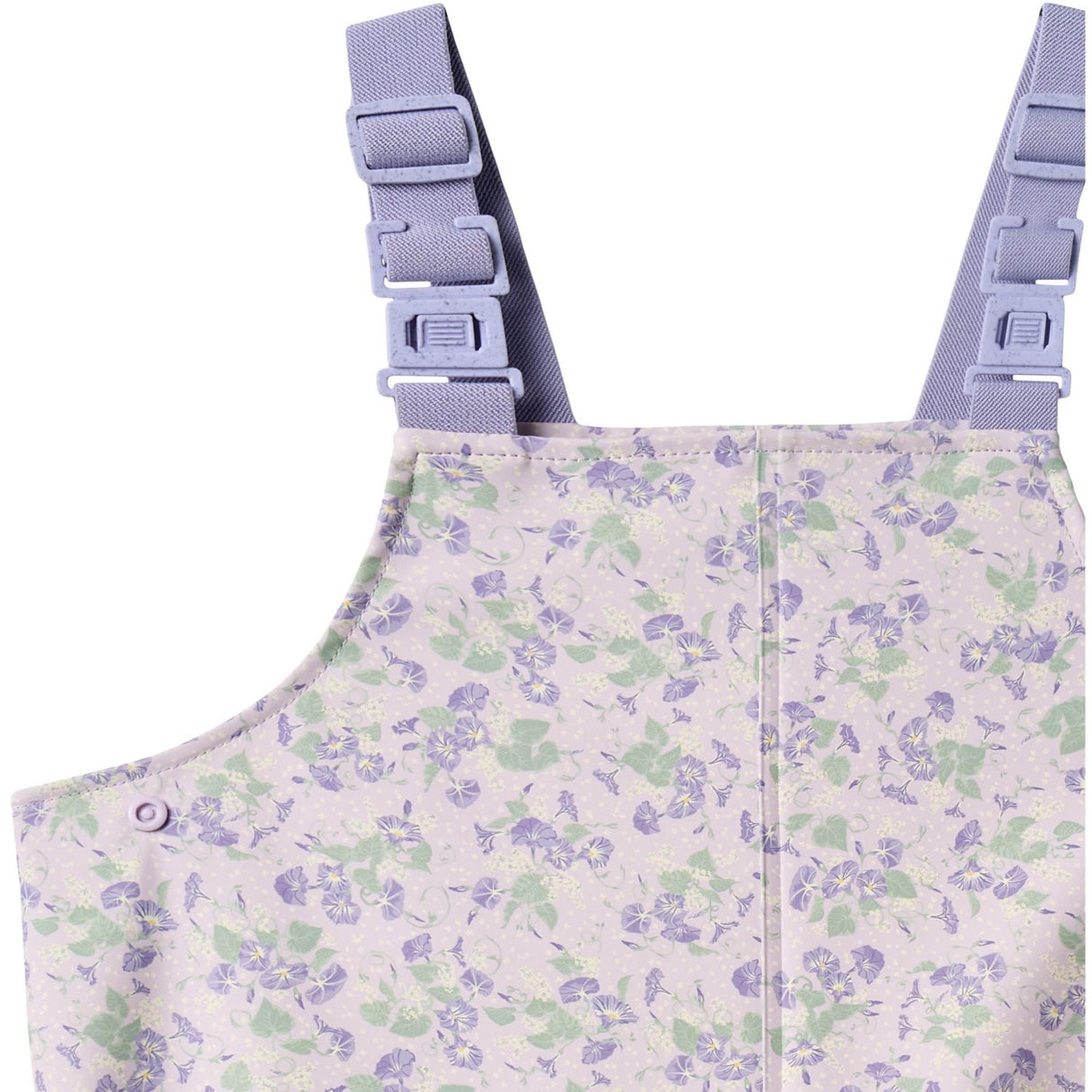 Wheat Lilac Petunias Rainwear Charlo Overall