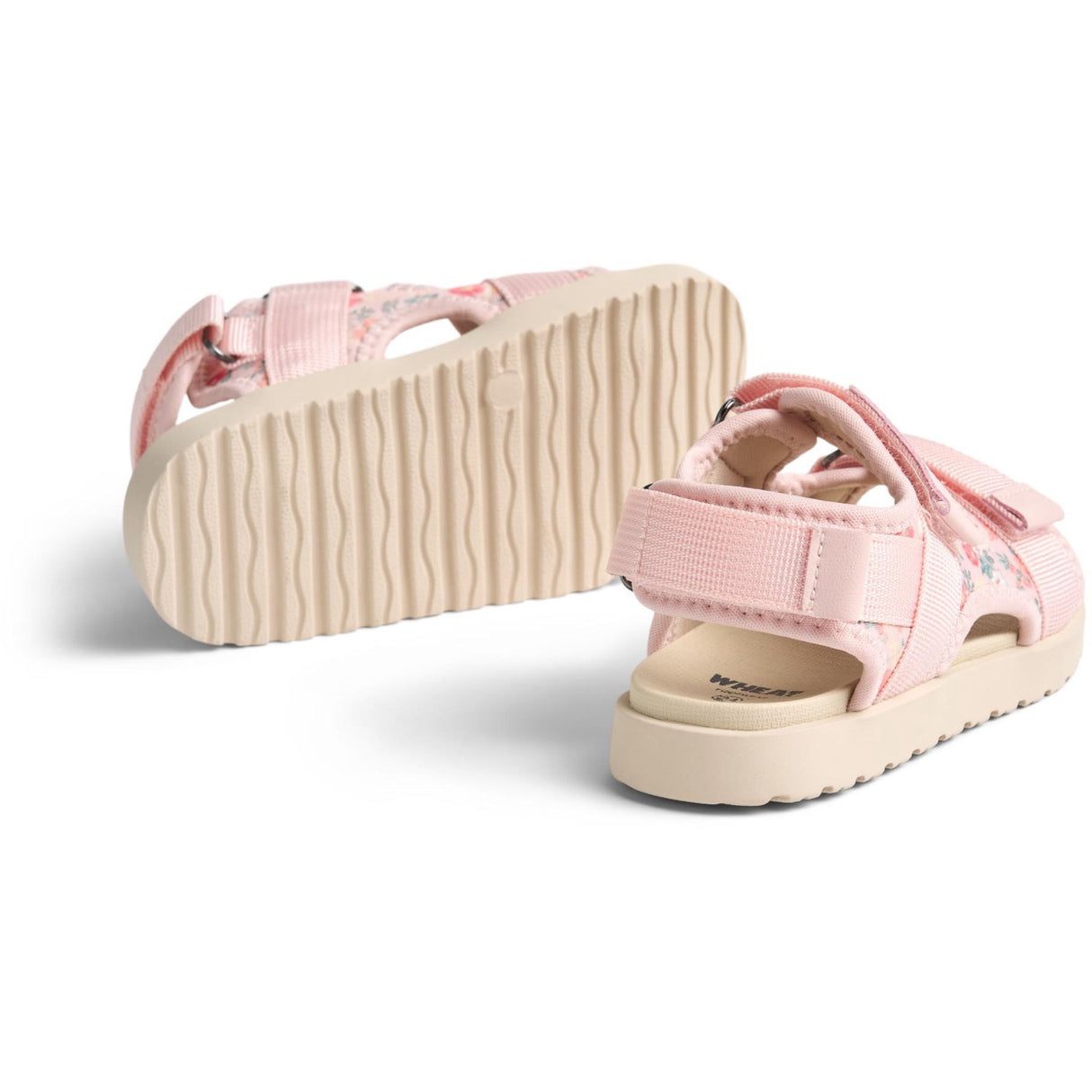 Wheat Powder Flowers And Seashells Sandal Mandy