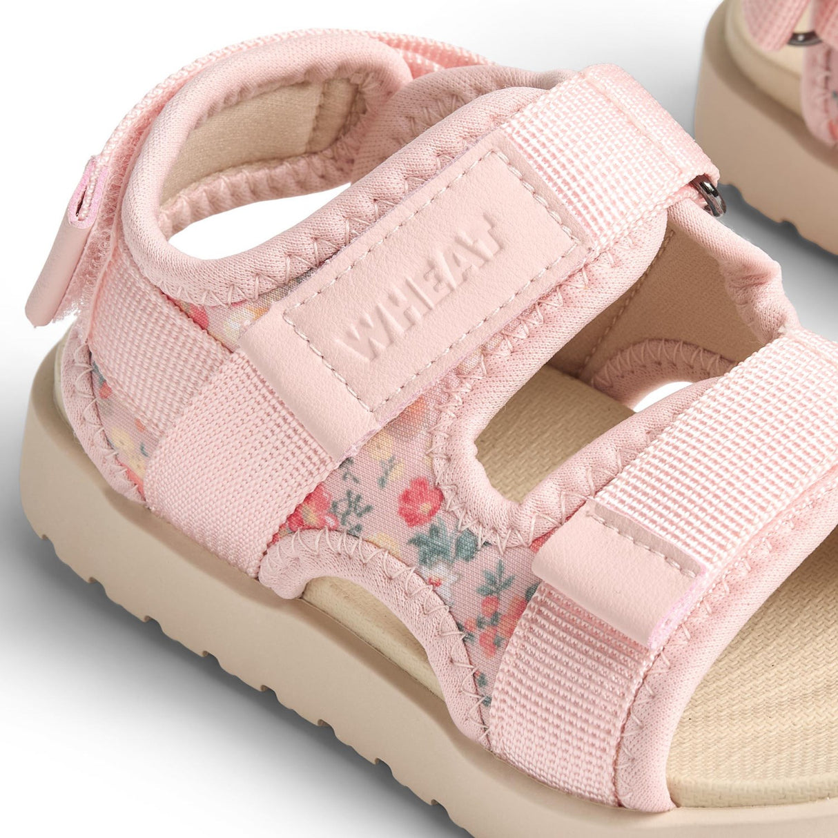 Wheat Powder Flowers And Seashells Sandal Mandy