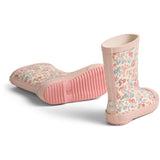 Wheat Flowers And Seashells Rubber Boot Muddy