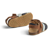 Wheat Navy Teal Water Sandal Izzy