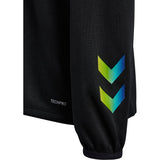 Hummel Black/Limeade Shimmer Half Zip Kids