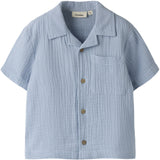 Lil'Atelier Zen Blue Nmmfulina Ss Shirt Lil