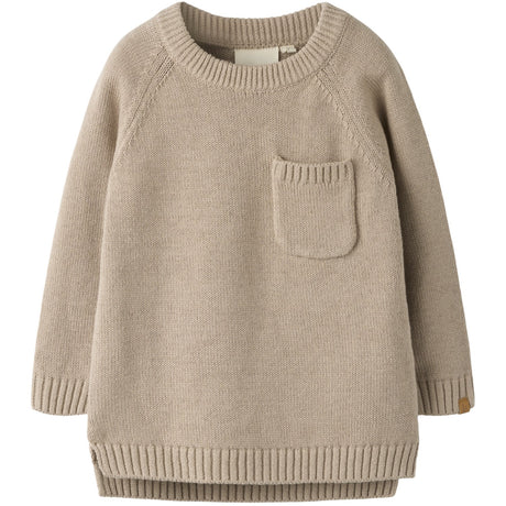 Lil'Atelier Oxford Tan Nmmfogon Ls Knit Lil