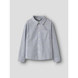 Name It Ashley Blue Small Check Nkmkristian Ls Overshirt Box
