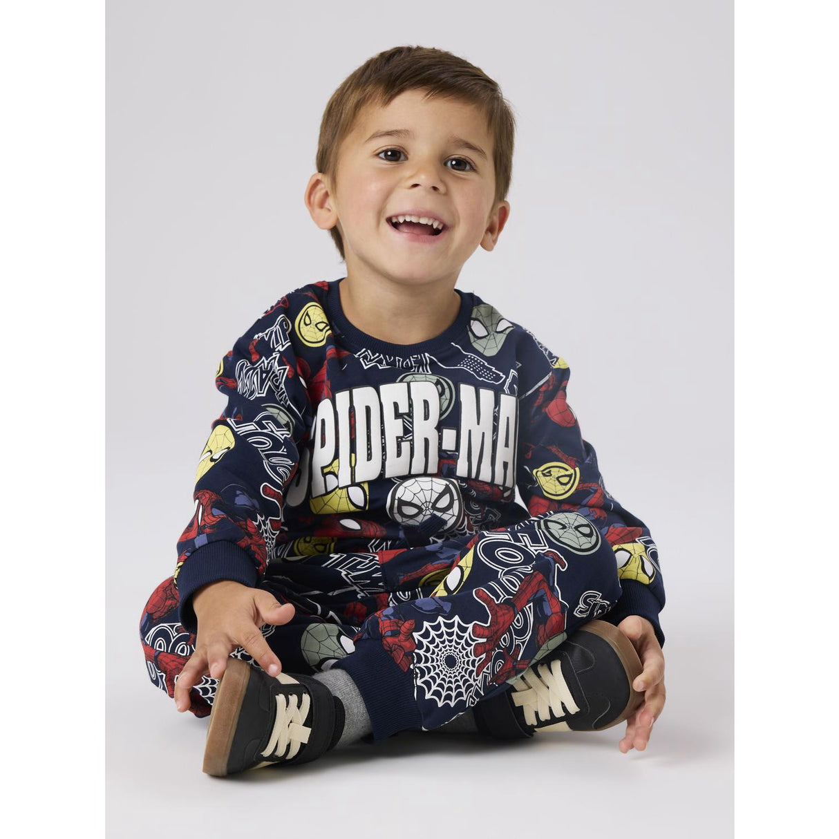 Name It Navy Blazer Nmmjacco Spider Nreg Swe Pants Unb Mar