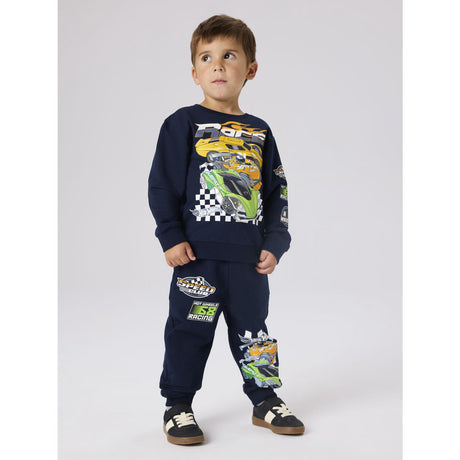 Name It Navy Blazer Nmmjerry Hotwheels Nreg Sweat Unb Mat