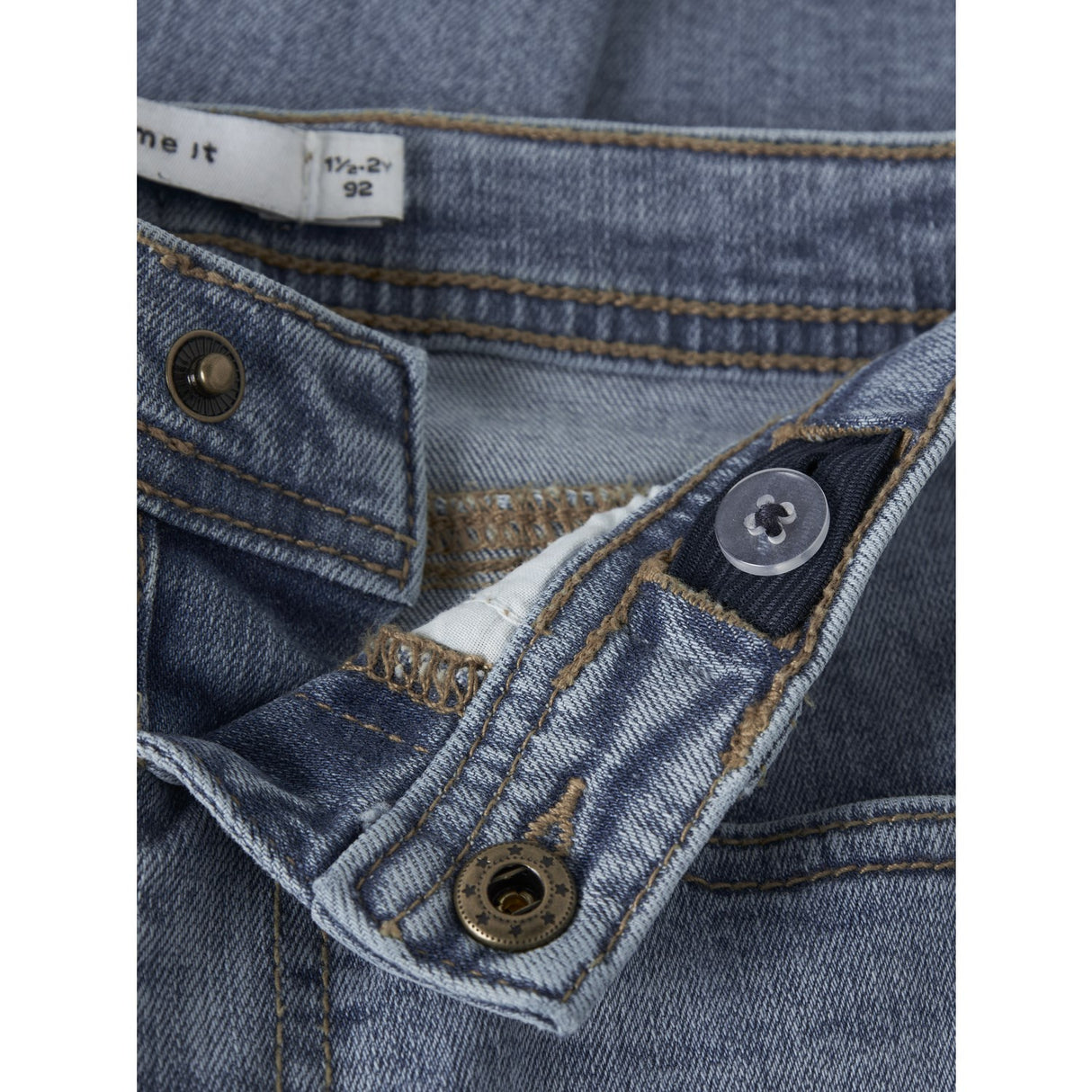 Name It Medium Blue Denim Nmmryan Straight Jeans 8809-Md Tb