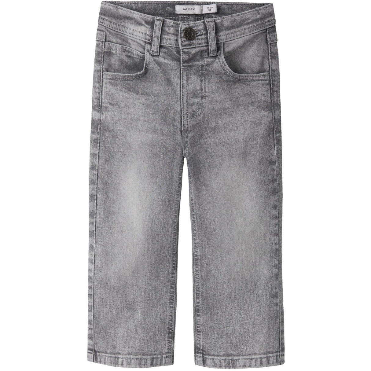 Name It Medium Grey Denim Nmmryan Straight Jeans 8809-Md Tb
