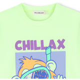 Billieblush Green Lemon Short Sleeves Tee-Shirt