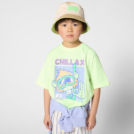 Billieblush Green Lemon Short Sleeves Tee-Shirt