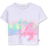 Billieblush White Short Sleeves Tee-Shirt