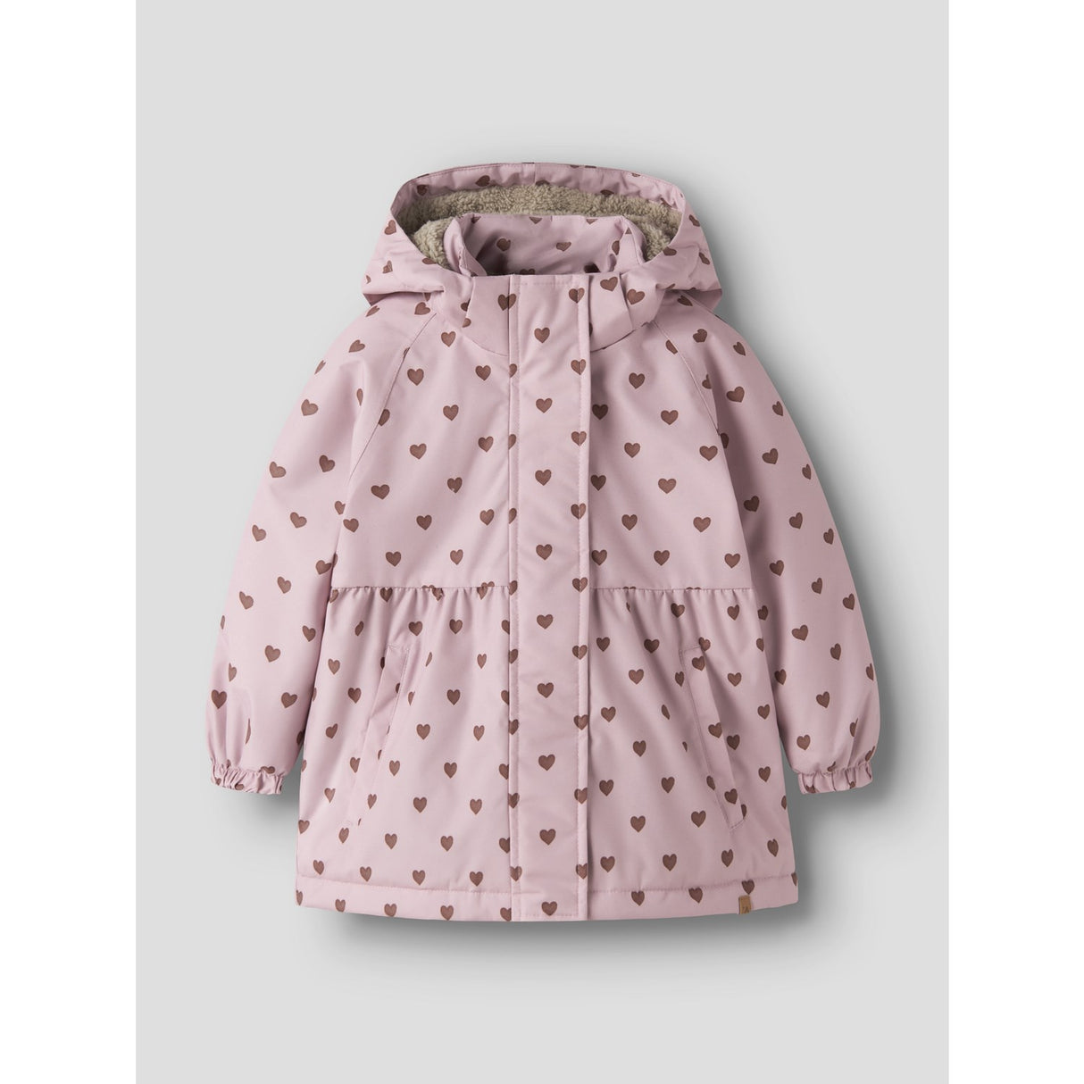 Lil'Atelier Zephyr Hearts Nmflasnow05 Jkt Aop Fo Lil