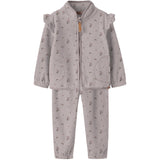 Lil'Atelier Hushed Violet Flowers Nmflaspektra Fleece Set Aop Lil