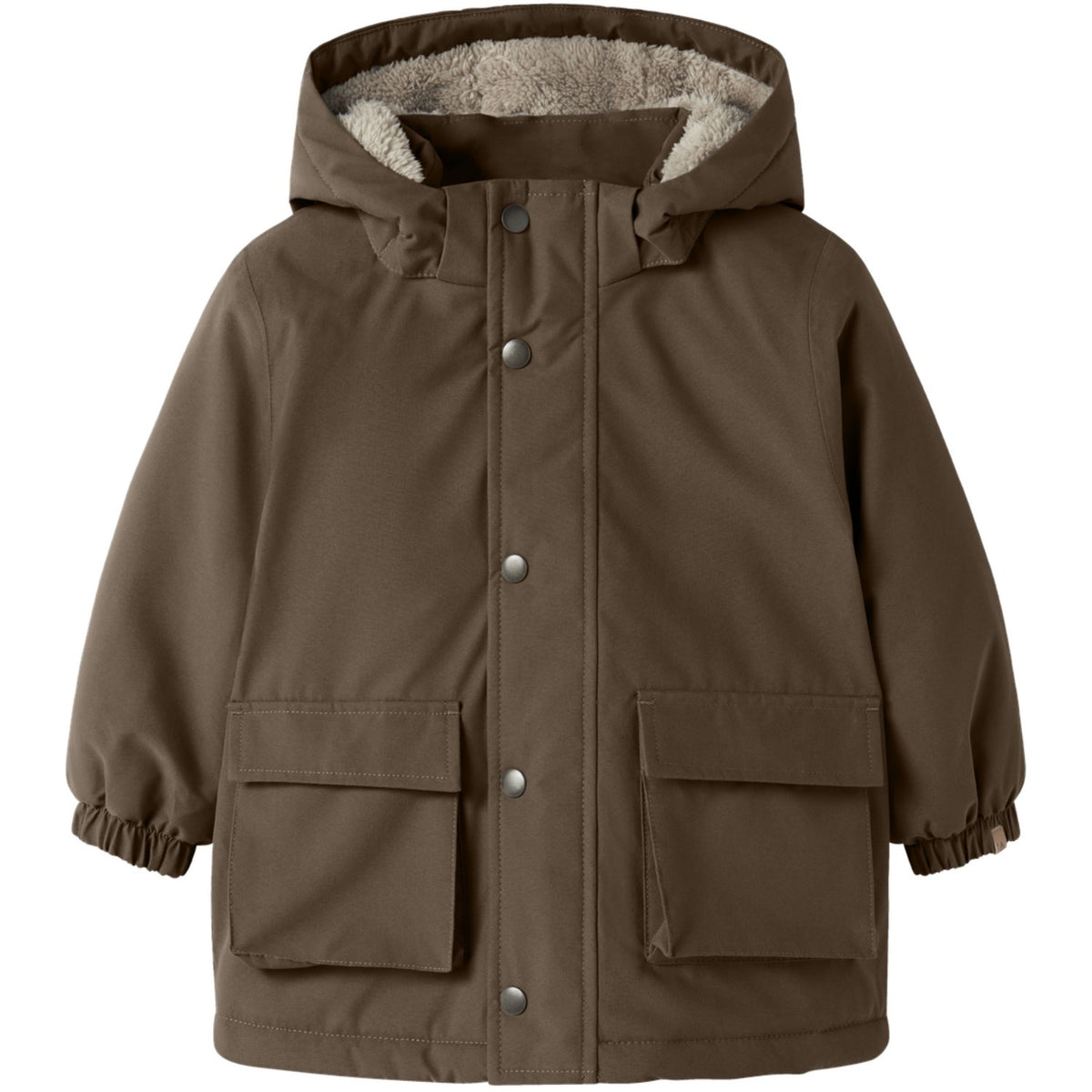 Lil'Atelier Dark Earth Nmmlasnow05 Jkt Solid Fo Lil