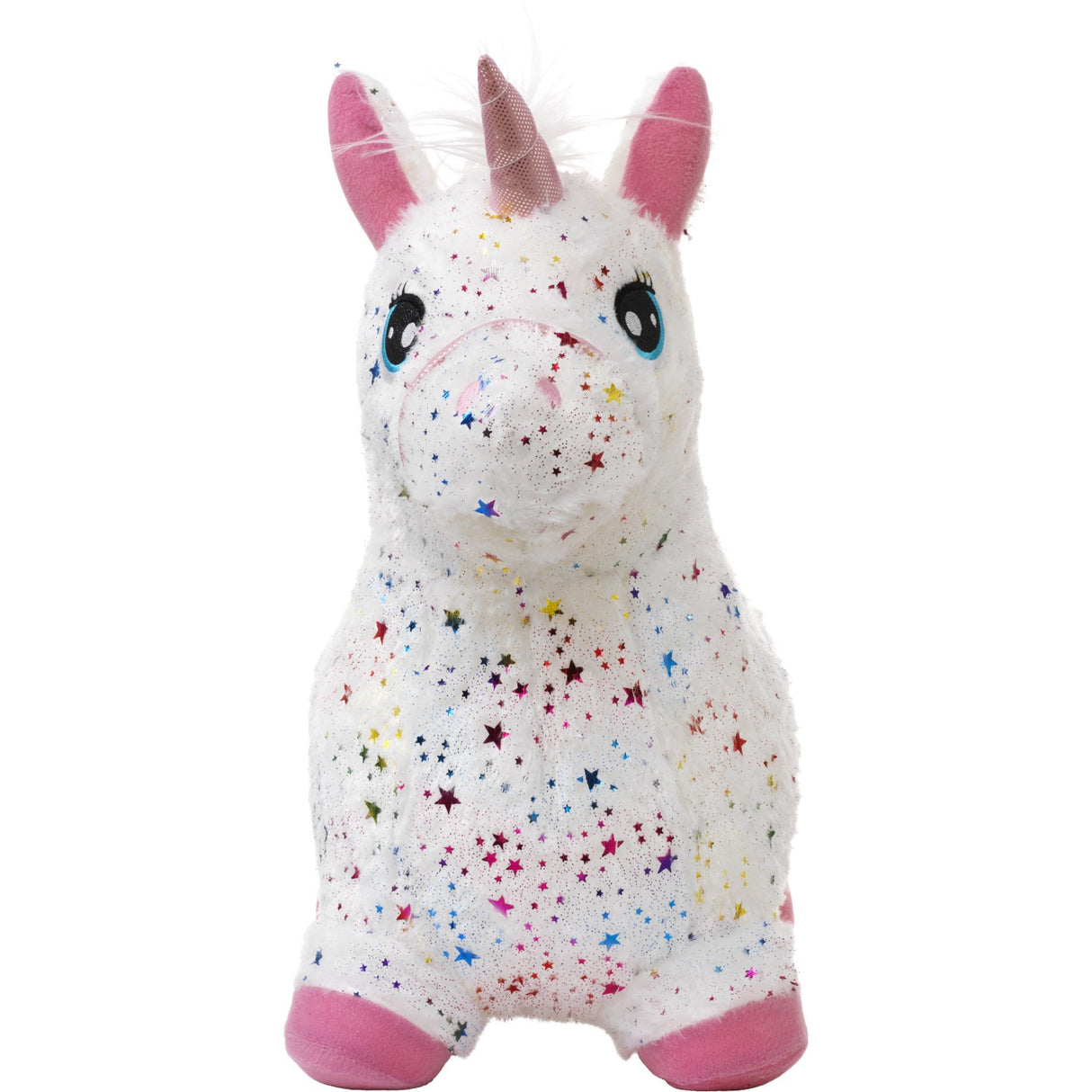 KREA® Hop & Bounce Plush Enhjørning Regnbue