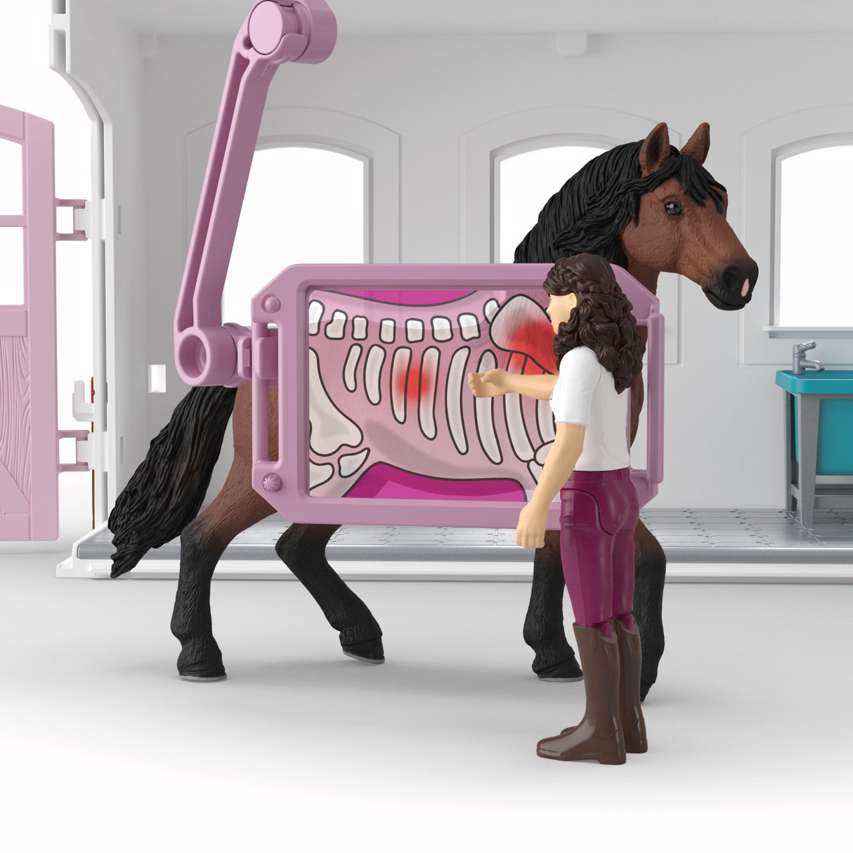 Schleich Glad Hestehospital