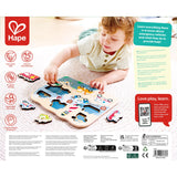 Hape Udrykningskøretøjer Knoppuslespil