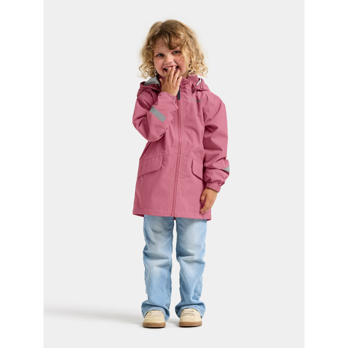 Didriksons Heather Pink Norma Kids Jkt 3