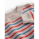 MarMar Cotton Knit EA Stripe Tomato Mix Stripe Teno Knitted Blouse