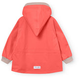 Mini A ture Paprika Red Matwai Fleece Lined Jacket. Grs