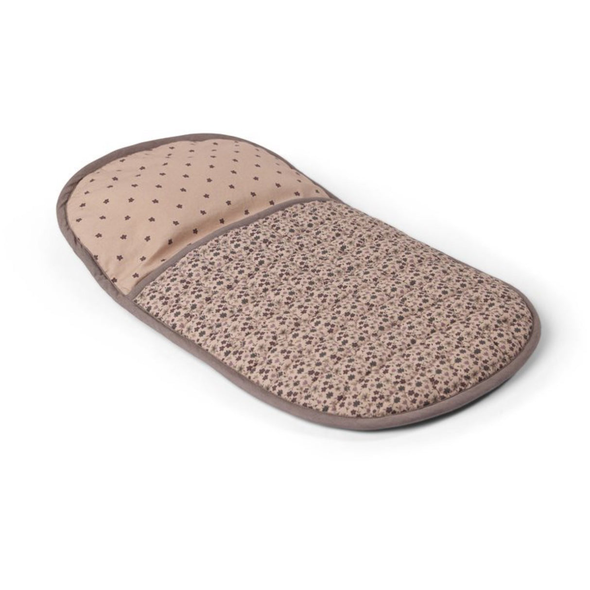 Smallstuff Dark Rose Flowers Sleeping Bag And Pillow