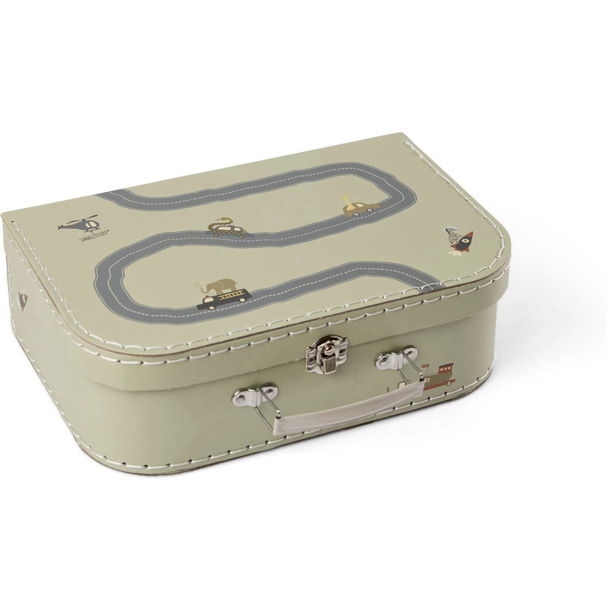 Smallstuff Safari Animals & Engines Suitcase Set