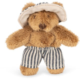 Konges Sløjd Blue Stripe Tiny Teddy Travel