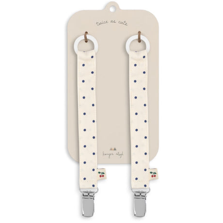 Konges Sløjd Estate Dot 2 Pack Pacifier Strap