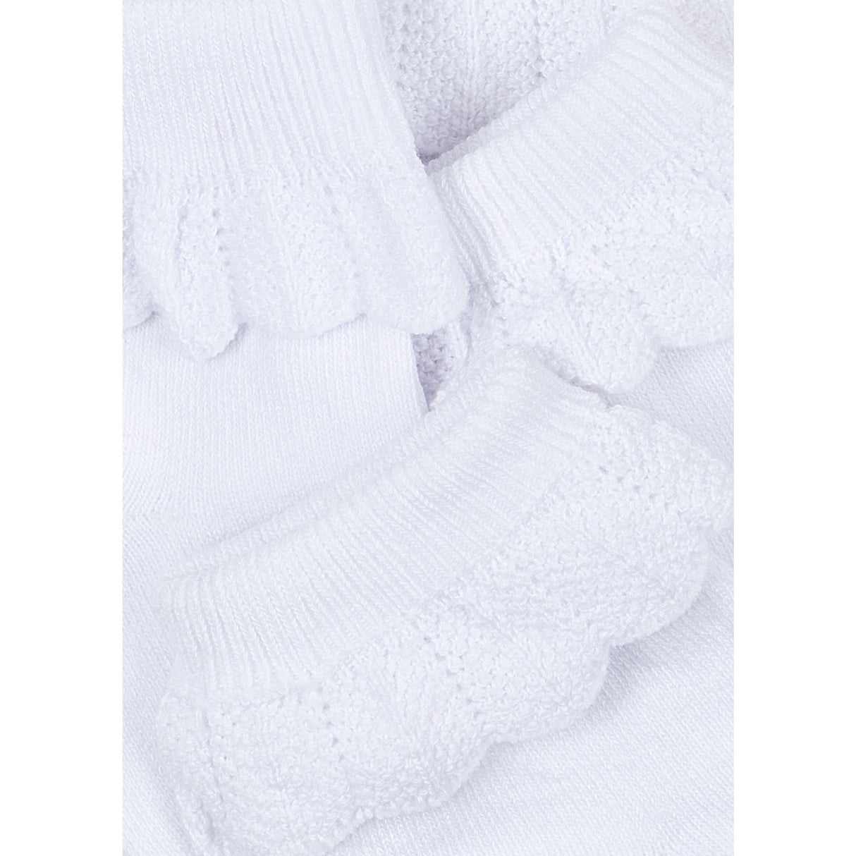 Konges Sløjd Optic White 2 Pack Frill Socks