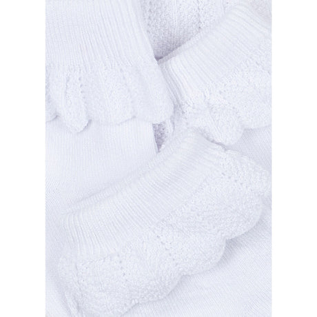 Konges Sløjd Optic White 2 Pack Frill Socks