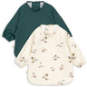 Konges Sløjd Kubi/Rain Forest 2 Pack Dinner Bib With Sleeves
