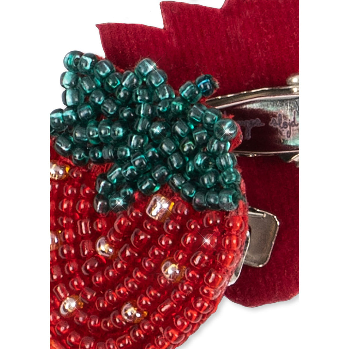 Konges Sløjd Strawberry 2 Pack Strawberry Beaded Hair Clip